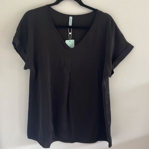 NWT Women's Chiffon V-Neck Blouse